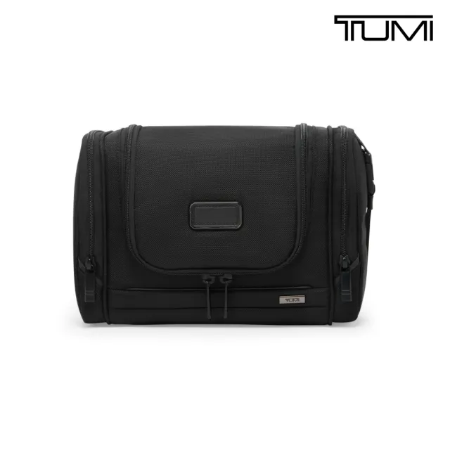 【TUMI】Alpha 彈道尼龍休閒可掛式旅行收納包 - 黑