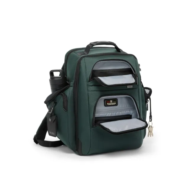 【TUMI】Alpha TUMI Brief Pack 彈道尼龍後背包 - 深松