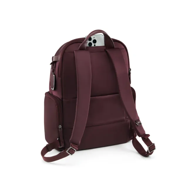【TUMI】Voyageur Celina 15 吋筆電都會時尚後背包 - 玫瑰木