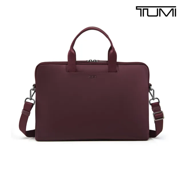 【TUMI】Voyageur Dakota 14 吋筆電商務斜背包 - 玫瑰木