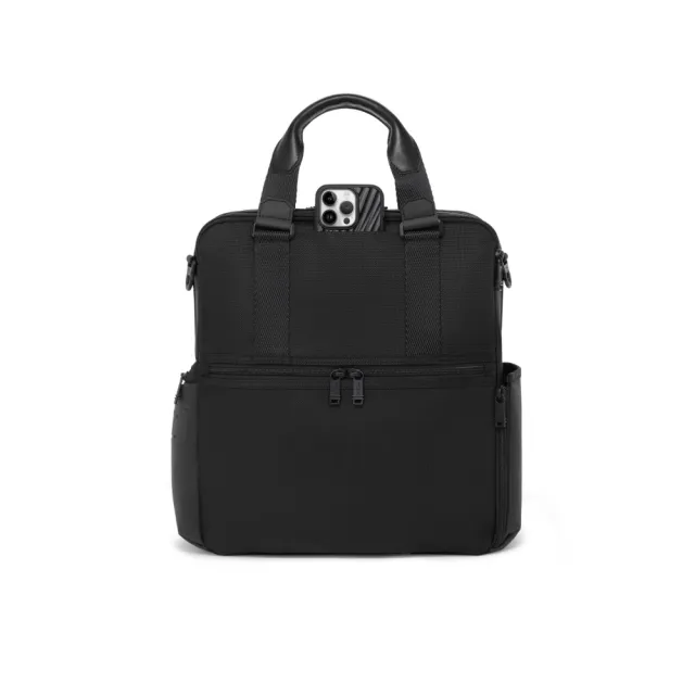 【TUMI】Alpha Bravo Belvoir 彈道尼龍日常隨行托特包 - 黑