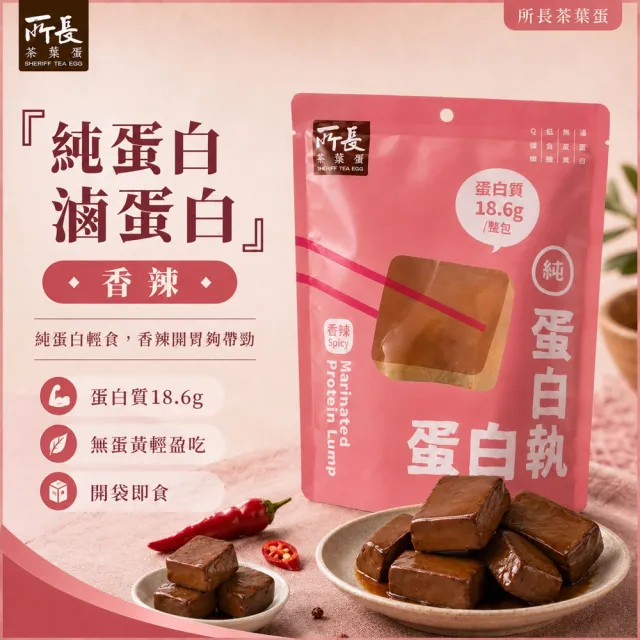 【所長茶葉蛋】蛋白執(滷蛋白)/鐵滷蛋/鐵蛋/鳥蛋(鵪鶉蛋)任選｜高蛋白零食 年節送禮 追劇解饞 下酒菜