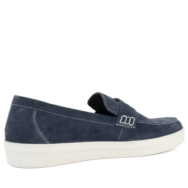 Gruner Schuhe Munich BLUE 休閒日常  MOCASINS 藍色男款鞋