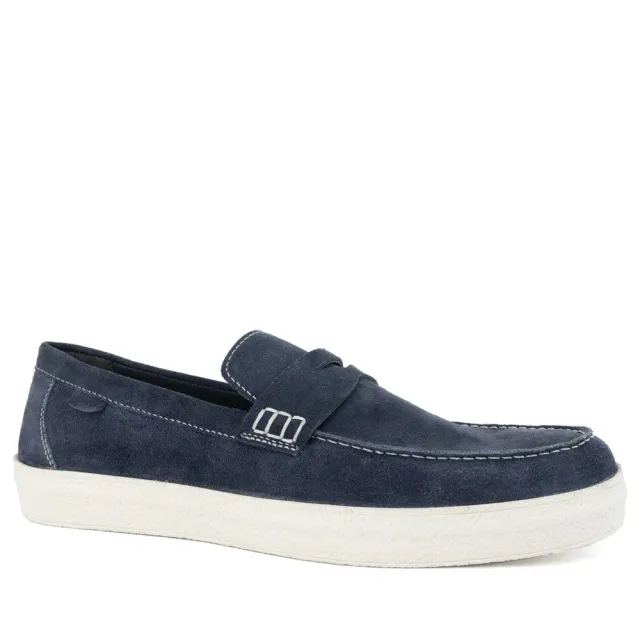 Gruner Schuhe Munich BLUE 休閒日常  MOCASINS 藍色男款鞋