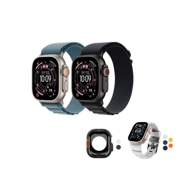 JTLEGEND錶殼錶帶組【Apple】Apple Watch Ultra 3 GPS+行動網路 49mm(鈦金屬錶殼搭配高山錶環)