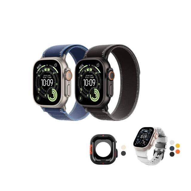 JTLEGEND錶殼錶帶組【Apple】Apple Watch Ultra 3 GPS+行動網路 49mm(鈦金屬錶殼搭配越野錶環)