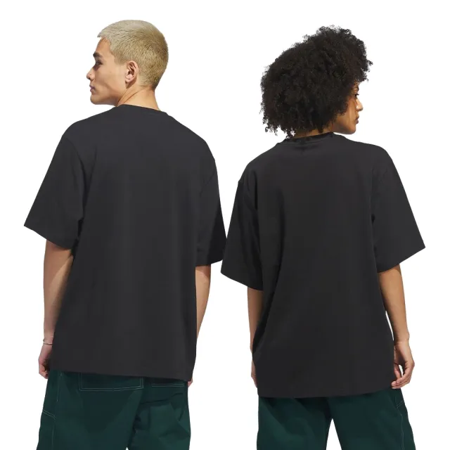 【adidas 愛迪達】圓領短袖T恤 GONZ LOGO TEE 男女 - KF1835