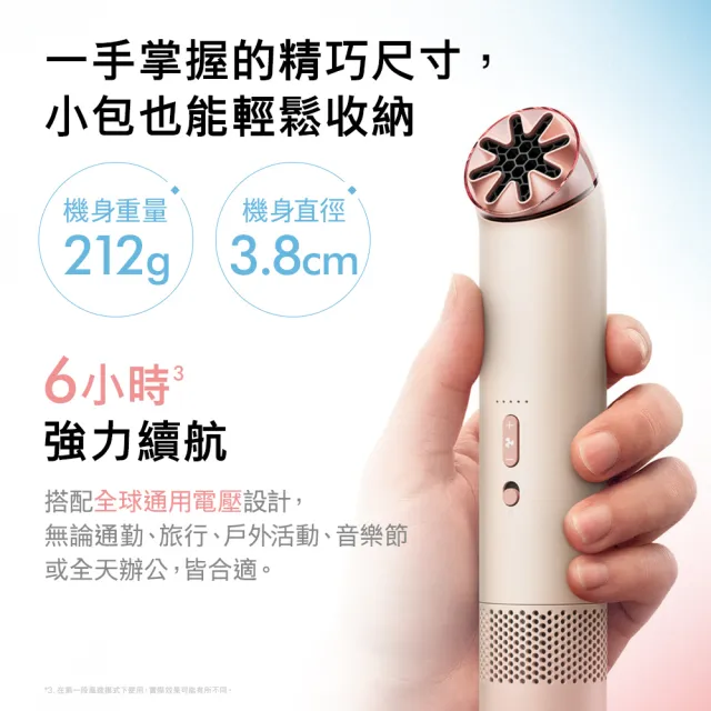 【dyson 戴森】HushJet™ Mini Cool Fan 迷你風扇 (極光紅) 新品上市! 限量搶購!