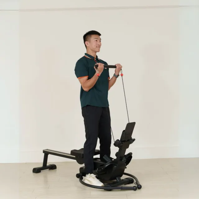 【BGYM 比勁】mini槳 W580 雙槳划船機(全身訓練/有氧/無氧/磁控阻力/燃脂塑形/運動APP/加購專業技師安裝)