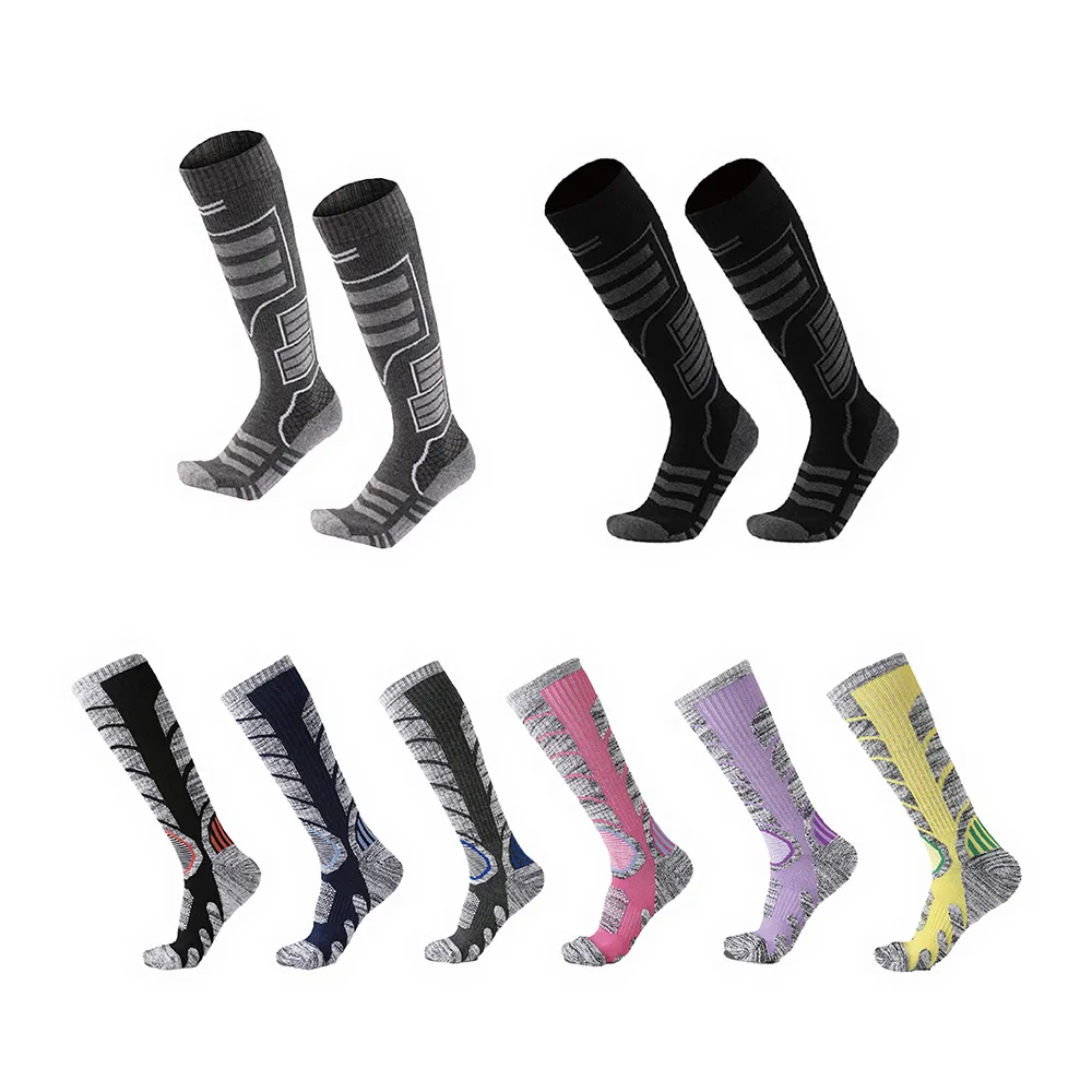 【AREXSPORT】終極厚磅戶外登山避震緩衝高筒舒適保暖滑雪長襪(長筒襪/膝上襪/登山羊毛襪/健行/保暖抗寒)