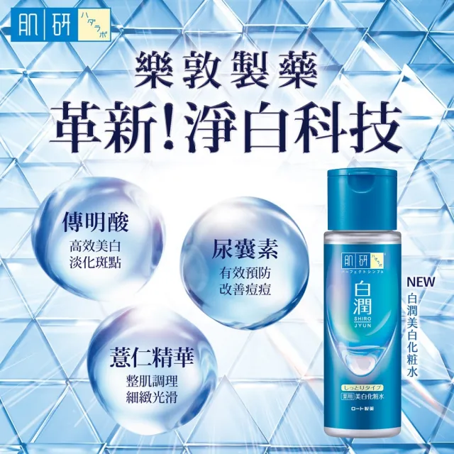 【肌研】官方直營 白潤美白化粧水 潤澤型170ml