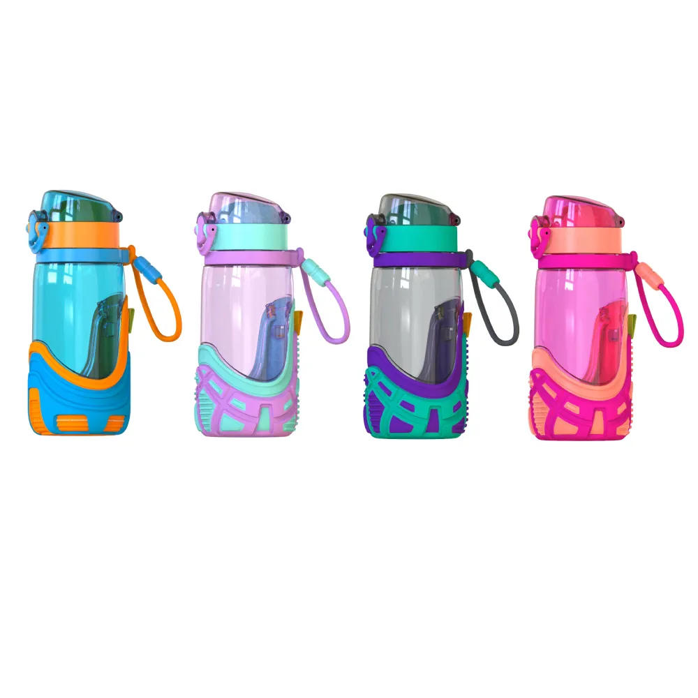 【Cool Gear 酷樂】兒童鞋型防撞墊彈蓋吸管式水壺480ml(彈蓋吸管式)
