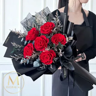 【Floral M】Coco Love經典永生玫瑰花束(乾燥花/永生花/情人節花束/告白禮物/求婚花禮)