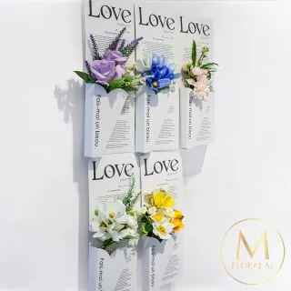 【Floral M】莫內花園手綁仿真花20cm(人造花/仿真花/假花/花藝DIY/裝飾花禮)