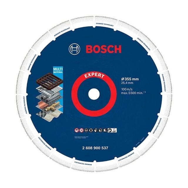 【BOSCH 博世】14吋鑽石金屬切片 355 x 25.4 mm