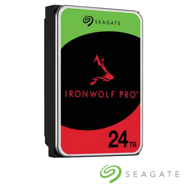 【SEAGATE 希捷】IronWolf Pro 那嘶狼Pro 24T NAS內接硬碟(ST24000NT002)