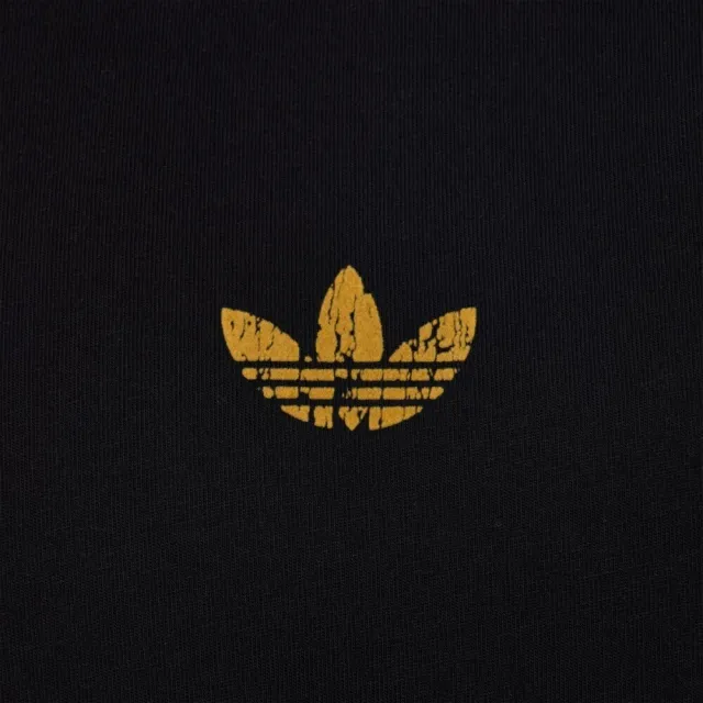 【adidas 愛迪達】Trefoil Tee 男 T恤 運動上衣 休閒短袖 黑 亞版 純棉 印花(LE7353)