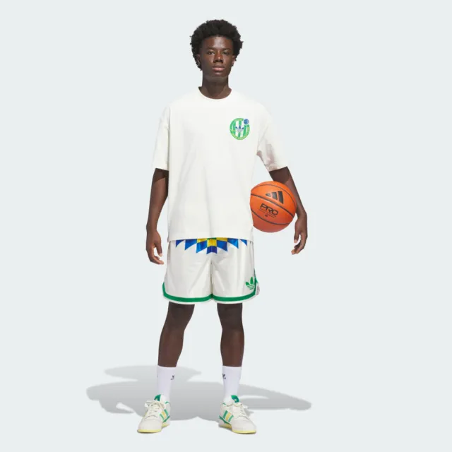 【adidas 愛迪達】Og Crest Tee 男女 T恤 運動上衣 休閒短袖 白 亞版 綠印花(KD3615)