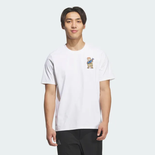 【adidas 愛迪達】X Cc Emb Gfx T 男 T恤 運動上衣 休閒短袖 白 亞版 吸濕排汗(KE3710)