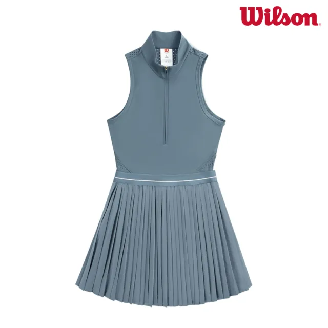 【WILSON】Winning Tennis Dress Storm 女款 服飾 連身裙 灰色 WW00481U032001