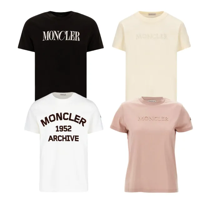 【MONCLER】品牌LOGO 男女款 短袖T恤(多款任選)