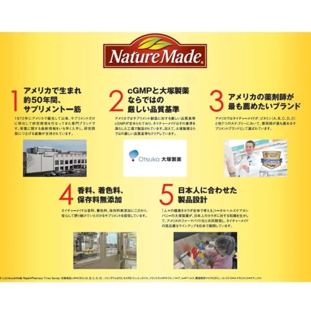【NatureMade 萊萃美】日版大塚製藥 全方位超級魚油X1(90粒/瓶)