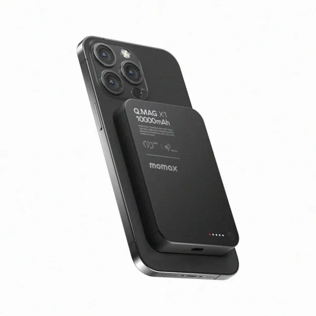 【Momax】Q.Mag X1 10000mAh 超薄磁吸行動電源 中秋送禮