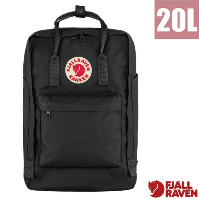 【Fjallraven】Kanken Laptop 17 多功能電腦背包20L.雙肩後背包/ 23525-550 黑