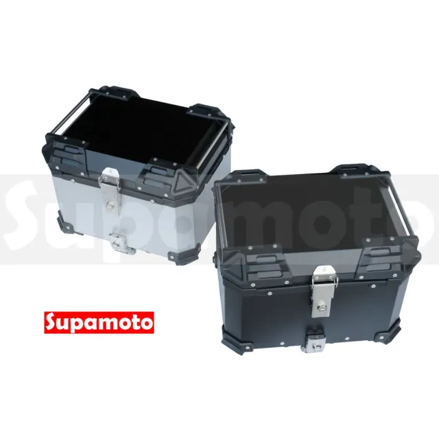【Supamoto】65L—機車鋁合金尾箱(重機/通用/行李箱/鋁箱/後箱/摩托車/大羊/快拆/檔車/CT125/CB350)