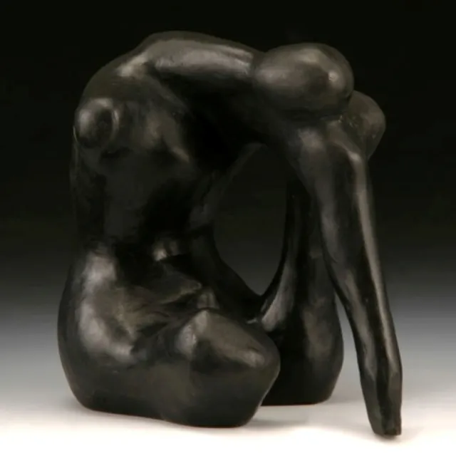 【Gallery Chuan 筌美術】聆聽 Listening (送禮 藝品 收藏 雕塑)
