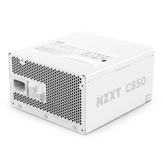 【NZXT 恩傑】C850金牌ATX3.1全模電源供應器-白色(全日系電容/10年保固/PCIe 5.1/850W)