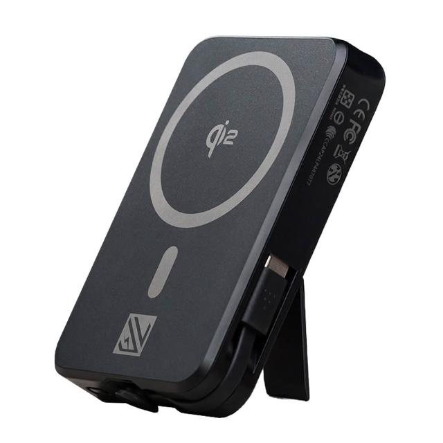 【WEILIFE】Rush Cubie Qi2 10000mAh 15W磁吸無線充行動電源(MagSafe/自帶線/隱藏支架/可上飛機)