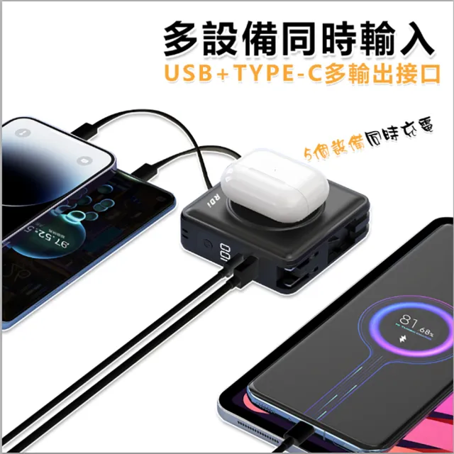 【KCS 嚴選】3C+WH雙認證 防爆SSB 半固態10000mAh行動電源+15000mAh無線充行動電源