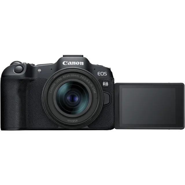 【Canon】EOS R8 KIT 附 RF 24-50mm F4.5-6.3 IS STM 單鏡組 (公司貨) 全片幅無反微單眼相機