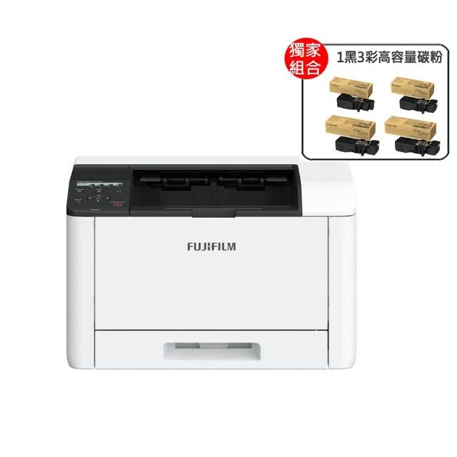 【FUJIFILM 富士軟片】搭1黑3彩高容量碳粉★ApeosPrint C325dw 彩色雷射雙面無線S-LED印表機