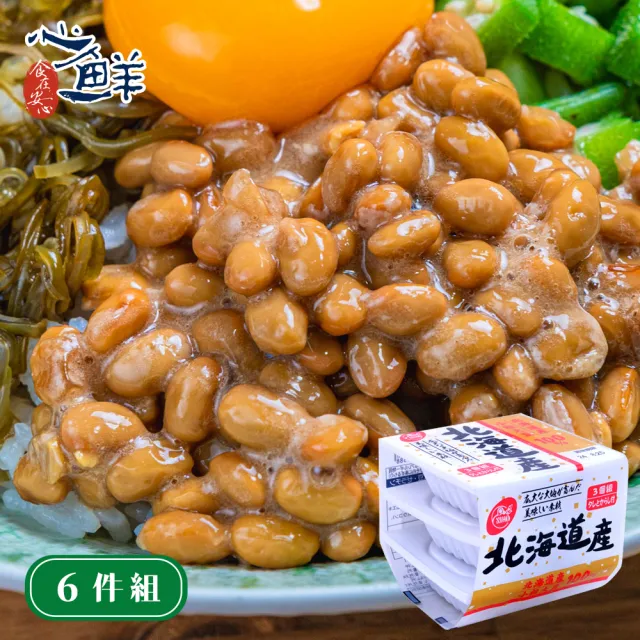 【心鮮】日本原裝進口二豊北海道小粒納豆鰹魚風味醬6件組(3入/132.9g/組*6組)