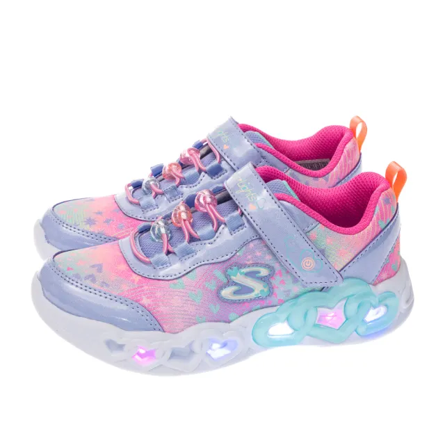 【SKECHERS】女童系列 女童鞋 燈鞋 INFINITE HEART LIGHTS(303261LLVMT)