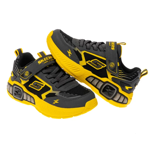 【SKECHERS】男童系列 男童鞋 運動鞋 燈鞋 LIGHT STORM 3.0 (400151LCCYL)