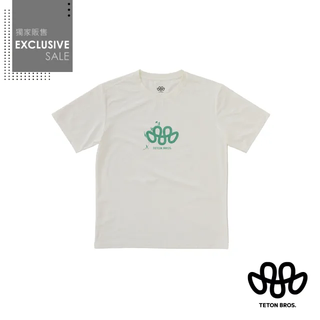 【Teton Bros.】TB Loop Climbers Tee 防曬機能短袖T恤 男款 White #TB26183M