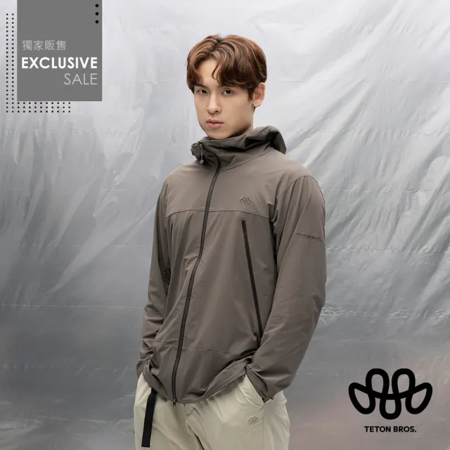 【Teton Bros.】Headwall Hoody 防風防潑水連帽外套 男款 Chocolate #TB26106M