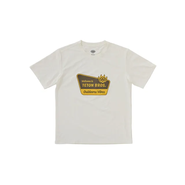 【Teton Bros.】TB Trail Sign Tee 防曬機能短袖T恤 男款 White #TB26182M