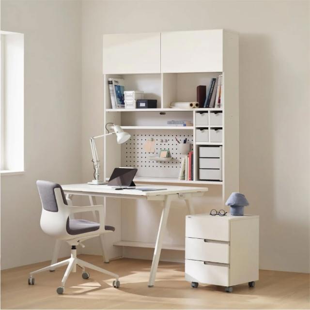 【iloom 怡倫家居】ROY 1200型6層收納書桌組(書桌 桌子 電腦桌 工作桌 兒童書桌 學習書桌 學生書桌 辦公桌)