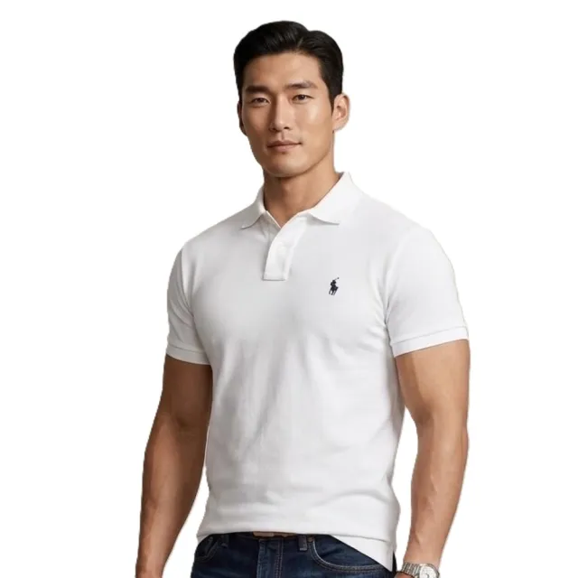 【RALPH LAUREN】POLO小馬刺繡網眼polo衫