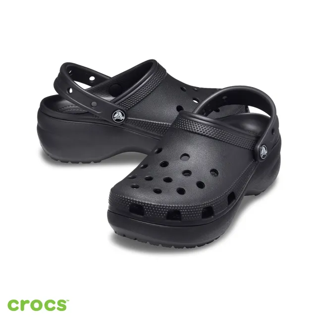 【Crocs】女鞋 經典厚底克駱格 洞洞鞋涼鞋(206750)