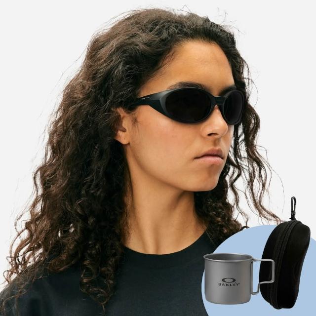 【Oakley】Eye Jacket™ Redux 運動太陽眼鏡(OO9438-01 Prizm Grey 鏡片)