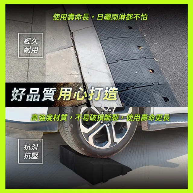 門檻斜坡 19公分 寵物斜坡 登高坡 三角墊 馬路牙子 可拼接 爬坡墊 台階墊 無障礙斜坡 3-HBA192545B