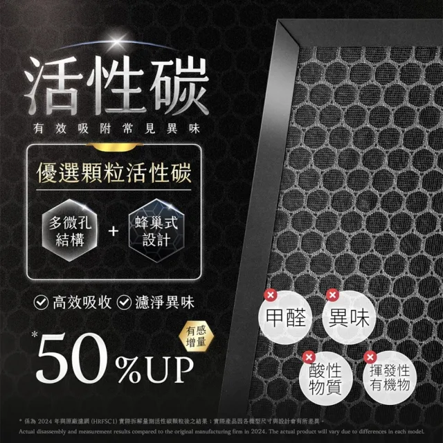 【綠綠好日】一年份_適用 Honeywell HPA-200APTW/HPA-5250WTW HEPA抗菌濾網+沸石活性碳(濾芯 活性碳除臭)