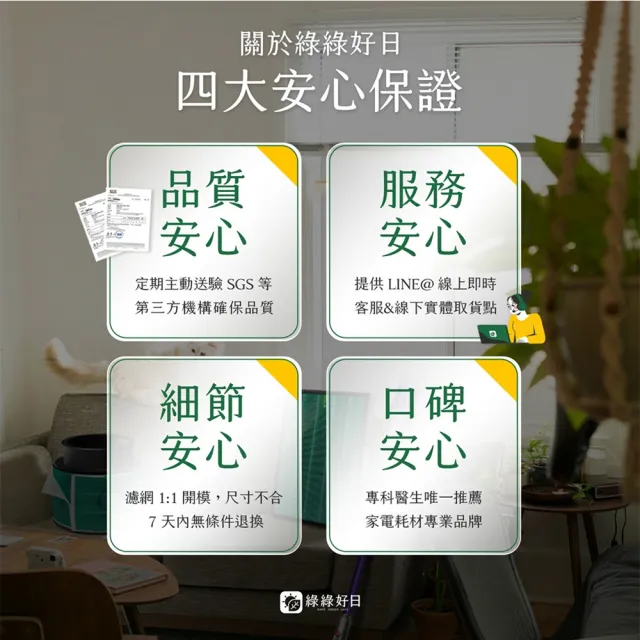 【綠綠好日】一年份_適用 Honeywell HPA-200APTW/HPA-5250WTW HEPA抗菌濾網+沸石活性碳(濾芯 活性碳除臭)
