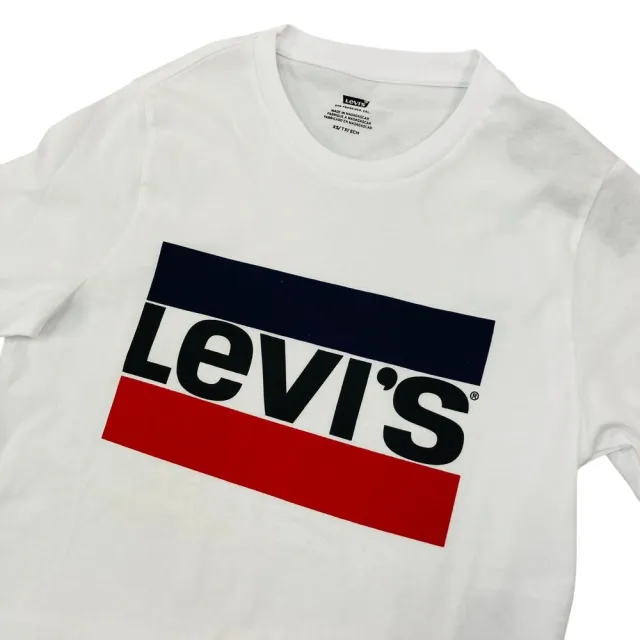 【LEVIS】Levis 法國旗 短T 現貨 男版  大LOGO   素色 T恤 上衣 短袖 圓領 @7923