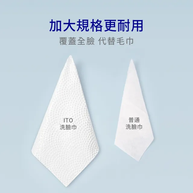 【ITO】增量版-抽取式珍珠紋洗臉巾6入組(1袋6入 1入66抽 共396抽)